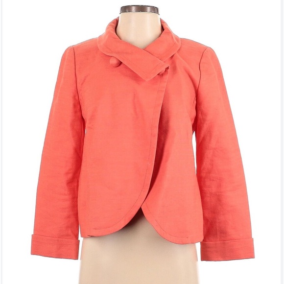 J. Crew Cotton/Linen Aubrey Jacket - Picture 1 of 16